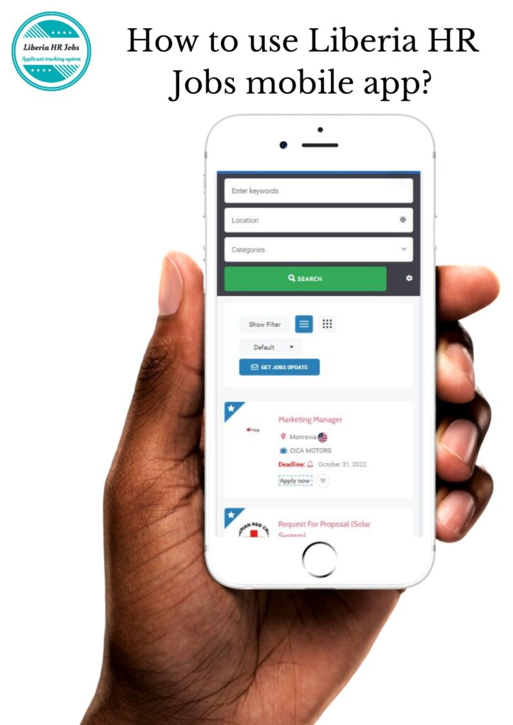 How To Use Liberia Hr Jobs Mobile App Liberia Hr Jobs Board 9840